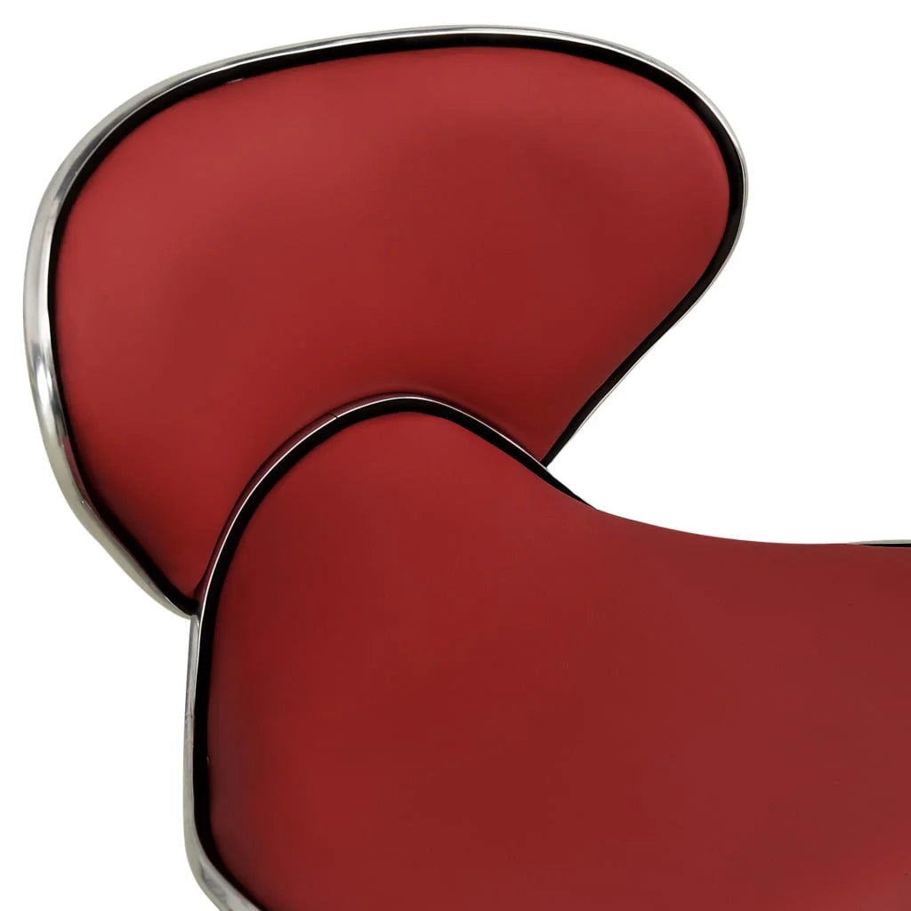 Sedia da ufficio/sedia da studio/poltrona/sedia per computer in similpelle rossa 02_0024059