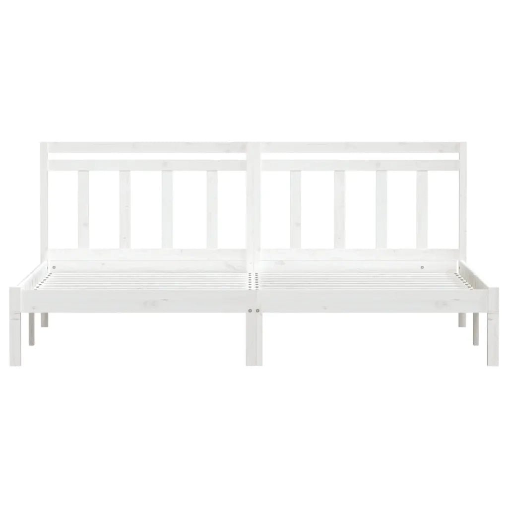 Giroletto Bianco 180x200 cm Super King in Legno Massello 3100605