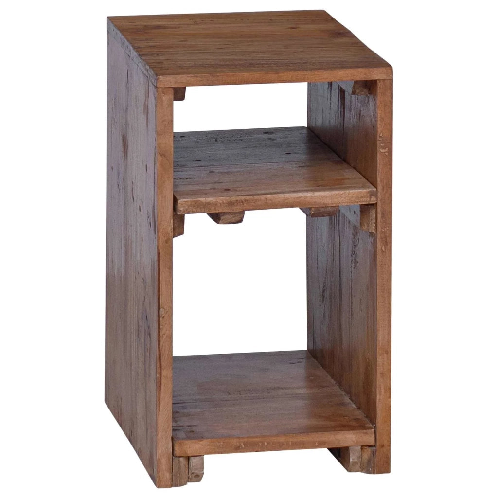 Tavolo Accent 3 pz Marrone Legno di Mogano Massello CFW2610987