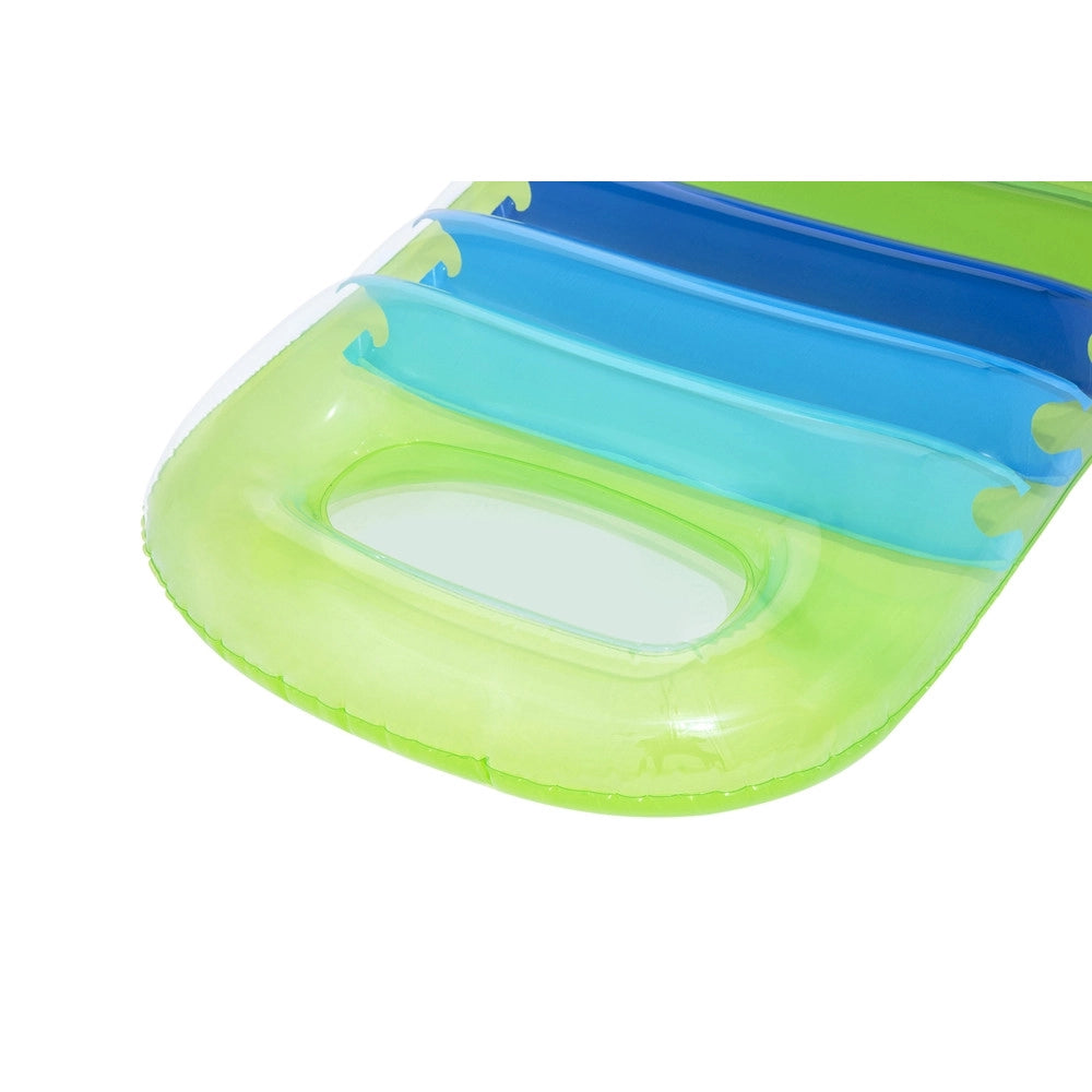 Trade Shop - Lettino Materassino Galleggiante Gonfiabile Regolabile Lounge 193x80cm Piscina Mare 43962 -