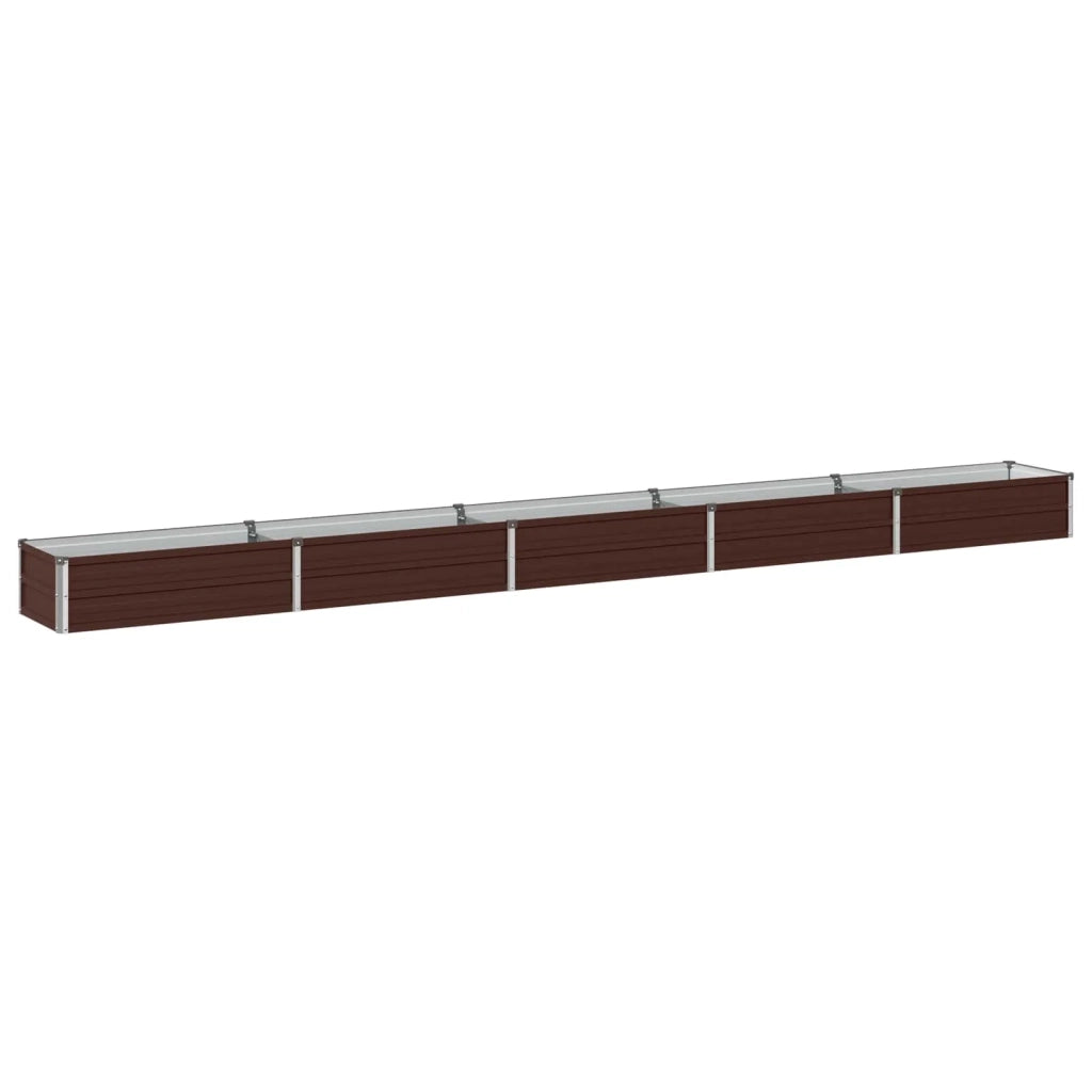 Letto rialzato da giardino Marrone 400 x 40 x 24 cm 8006355