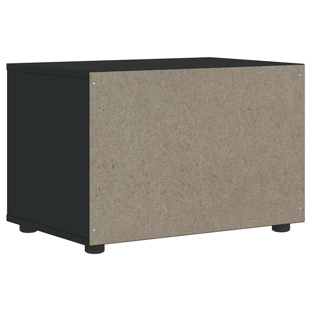 Mobile TV VISNES Nero 60x40x38 cm in Legno Multistrato 4108289