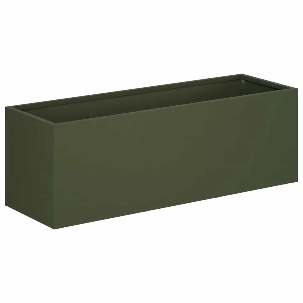 Vaso da giardino 2 pz Verde Oliva 60 x 20 x 20 cm 8005155