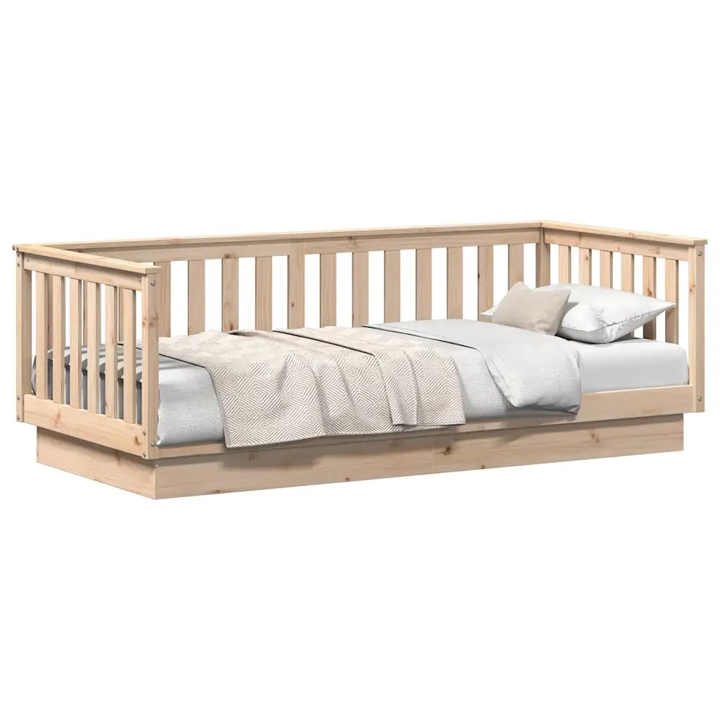 Lettino da giorno senza Materasso 90x200 cm in Legno Massello di Pino 868206