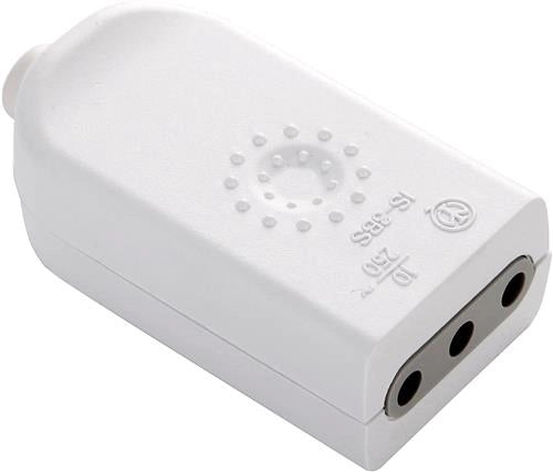 PRESA MOBILE 10/16A 2P+T - Grigio