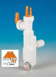 Sifone lavatrice spazio nt clima bianco lira a.8500.01 b08wpgxvw
