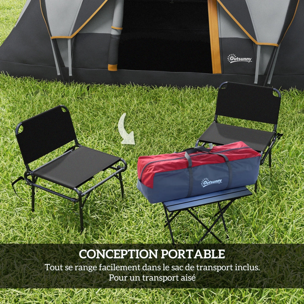 Tenda da campeggio familiare 5-6 persone ¨C zephmum ¨C grigio chiaro