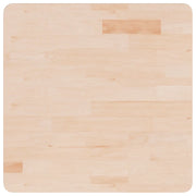 Piano Tavolo Quadrato 60x60x2,5 cm Massello Rovere Non Trattato 342930