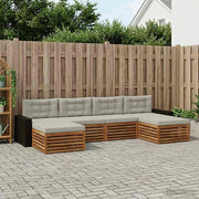 Set di divani da esterno 6 pz Legno di Acacia Massello 3383694