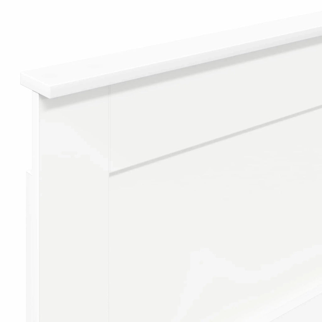 Testiera con testiera Bianco 100 cm Legno multistrato 887473