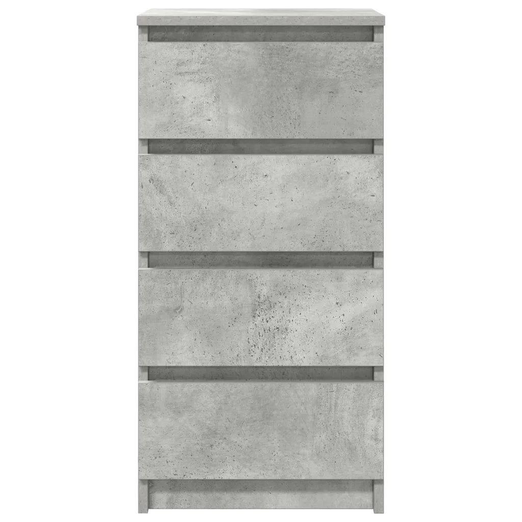 Credenza-Buffet-Armadio da cucina Grigio Cemento 37,5x35x76 cm in Legno Multistrato 510886