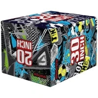 Plyo Box 3 Altezze Jumping Box Antiscivolo per Casa e Palestra, 76x61x51cm, Multicolore