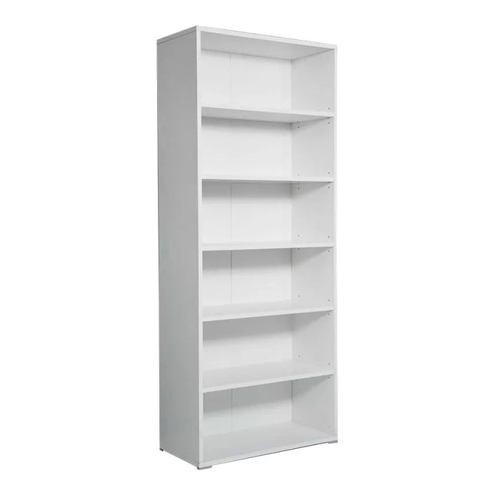 Libreria 6 Ripiani 72,3x34,1x177,1 cm in Truciolare Nobilitato Bianca