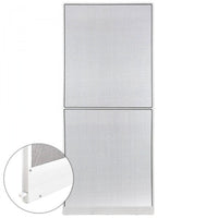 Zanzariera per porta a telaio fisso in alluminio 95 x 210 cm bianca 2008030/2