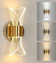Lampada da parete moderna a LED, 12W, 3 color temperature, adatta per la camera da soggiorno.