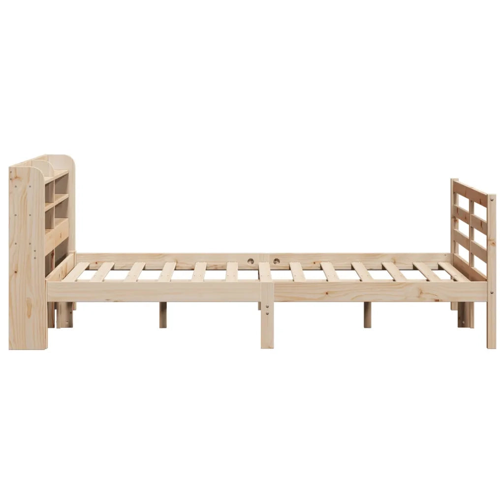 Giroletto con Testiera 140x200 cm in Legno Massello di Pino