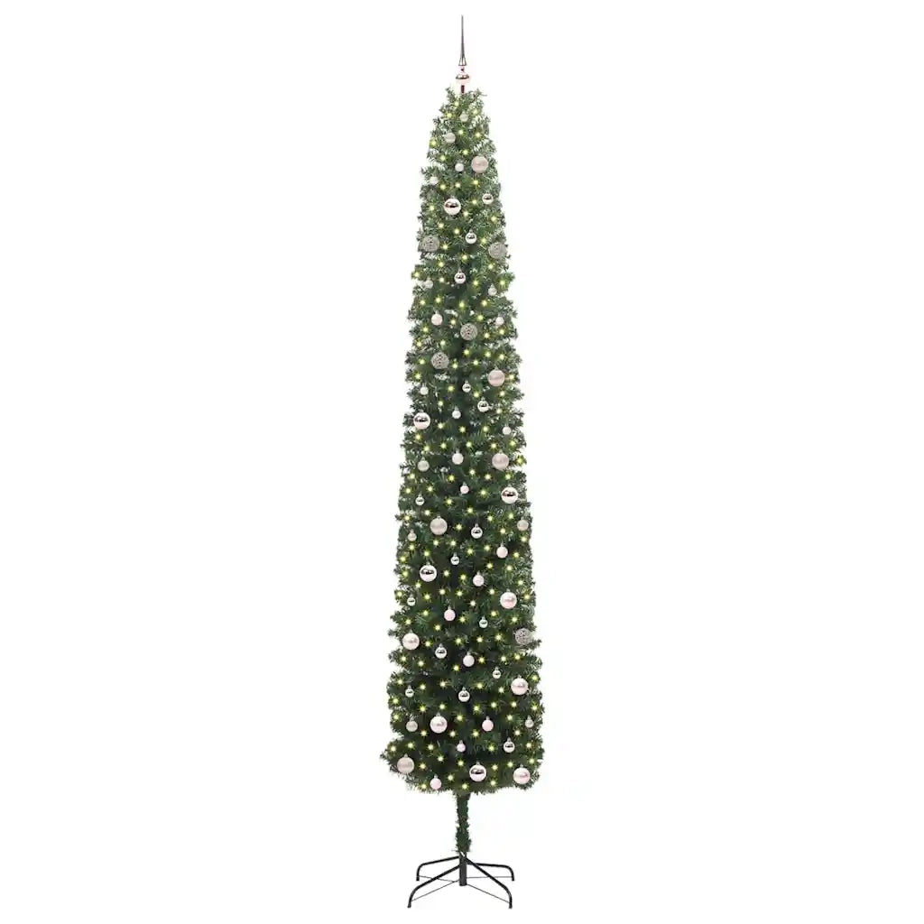 Albero di Natale artificiale con 300 LED Verde 300 cm 3394989