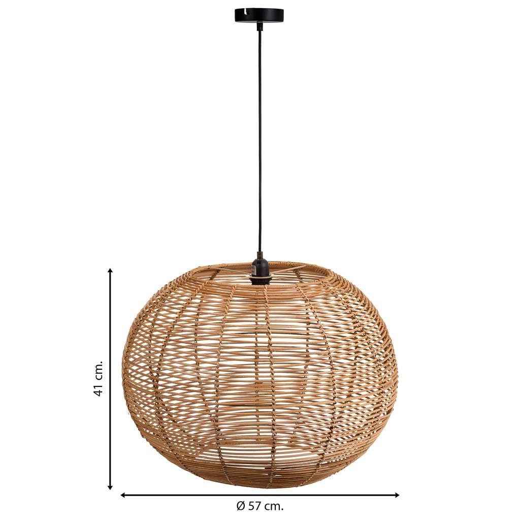 Lampada da soffitto marrone d57x41h cm
