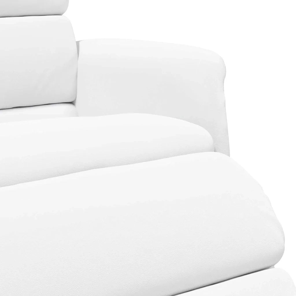Poltrona reclinabile Bianco 98 x 71 x 106 cm PU 42018589