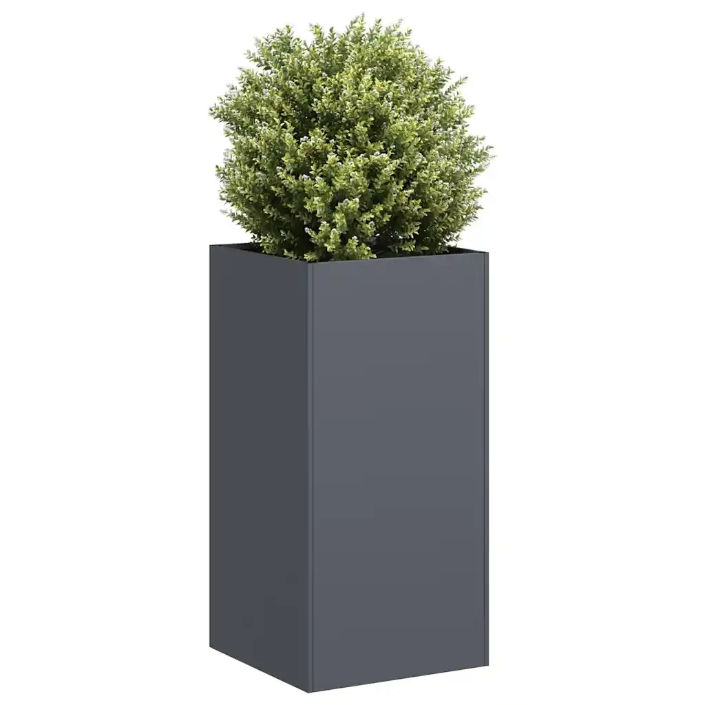 Fioriera Antracite 40x40x80 cm in Acciaio Laminato a Freddo 860705