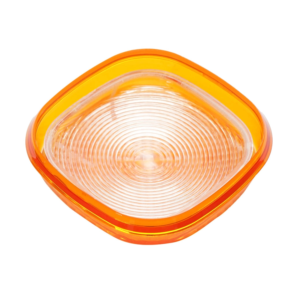Diffusore luce freno gialla JCB 3CX, 4CX, caricatori frontali, sollevatori telescopici codice OEM 700/50073