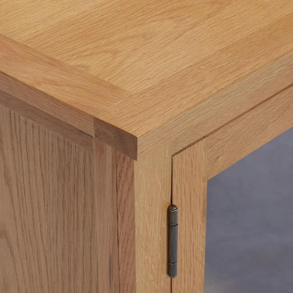 Mobile TV 110x35x44 cm in Legno Massello di Rovere 327435