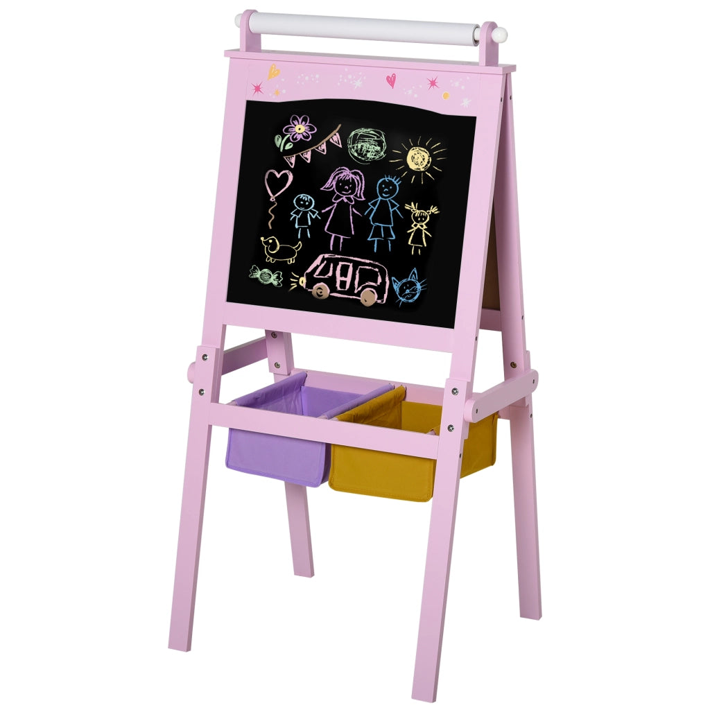 Tavolo da disegno bambini 3 in 1 ¨C zephmum ¨C rosa
