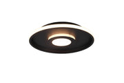 Plafoniera da Interno a led in Metallo Nero Opaco