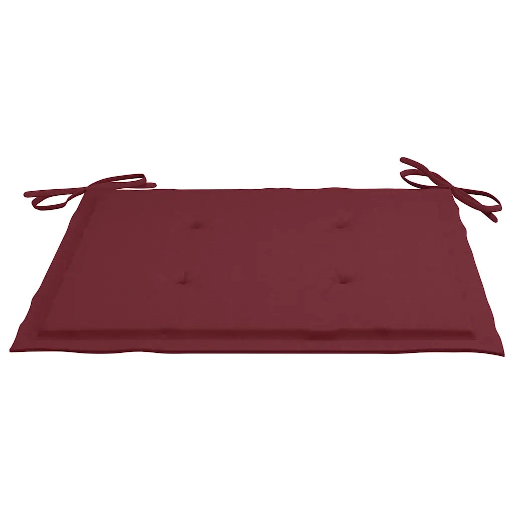 Sedie da Giardino Pieghevoli 2 pz con Cuscini in BambÃ¹ cod mxl 8101