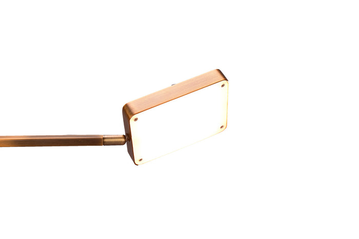 Piantana da Interno a LED in Metallo Ottone antico