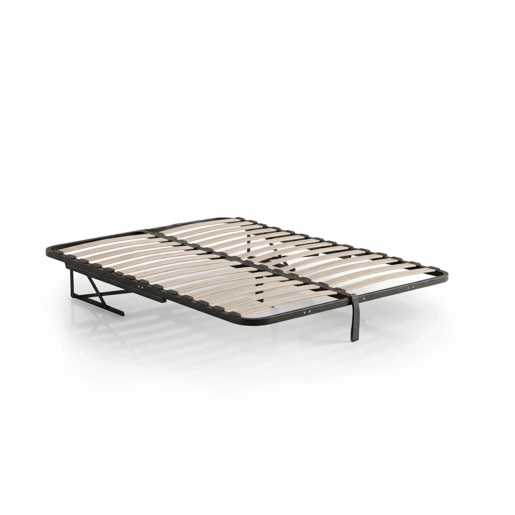 Rete Letto in Metallo con Pistoni a Gas 28 Doghe Divisibile 120x200 cm