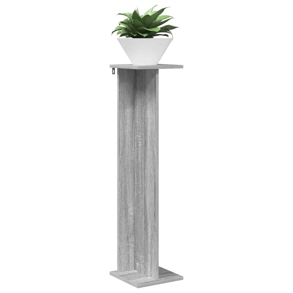 Supporto per piante | Sostegno per piante Sonoma grigia 25 x 25,5 x 100,5 cm