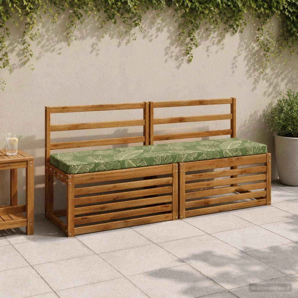 Cuscini per Panchina a 2 Pezzi VUGHT 2 pz 100% Poliestere 951387