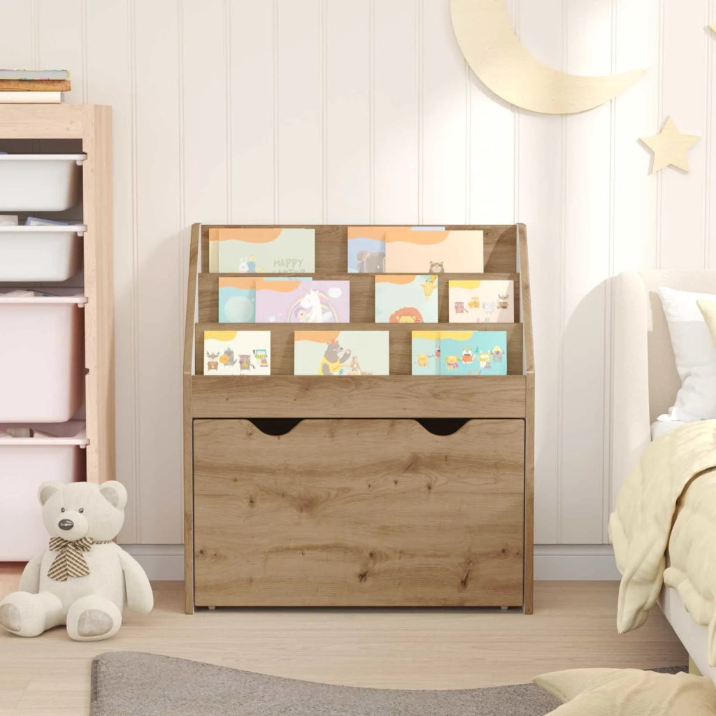 Libreria per Bambini Rovere artigianale 60 x 29,5 x 69 cm 892398