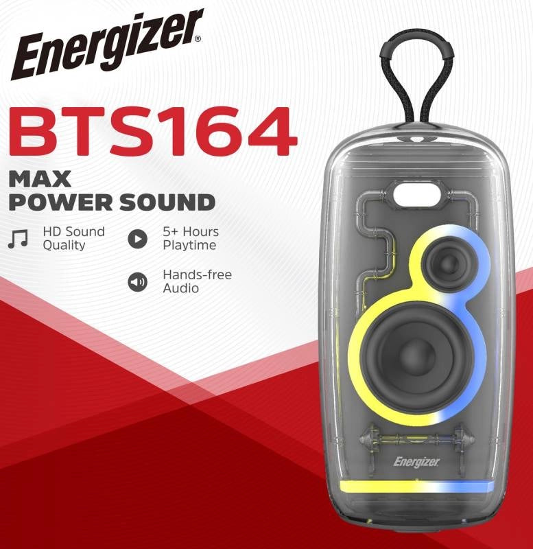 Energizer speaker bt + 2400mah portable ipx65 - BTS164