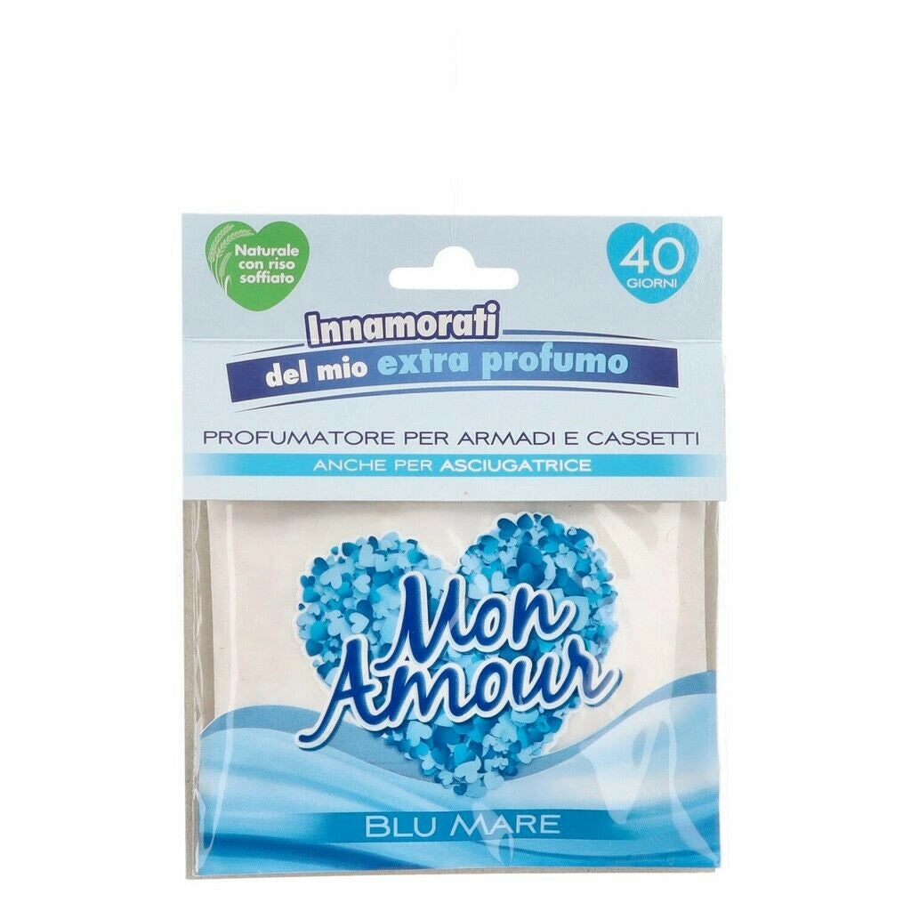 MON AMOUR PROFUMATORE PER ARMADI IN SACCHETTI DA 12 GRAMMI COLORE BLU