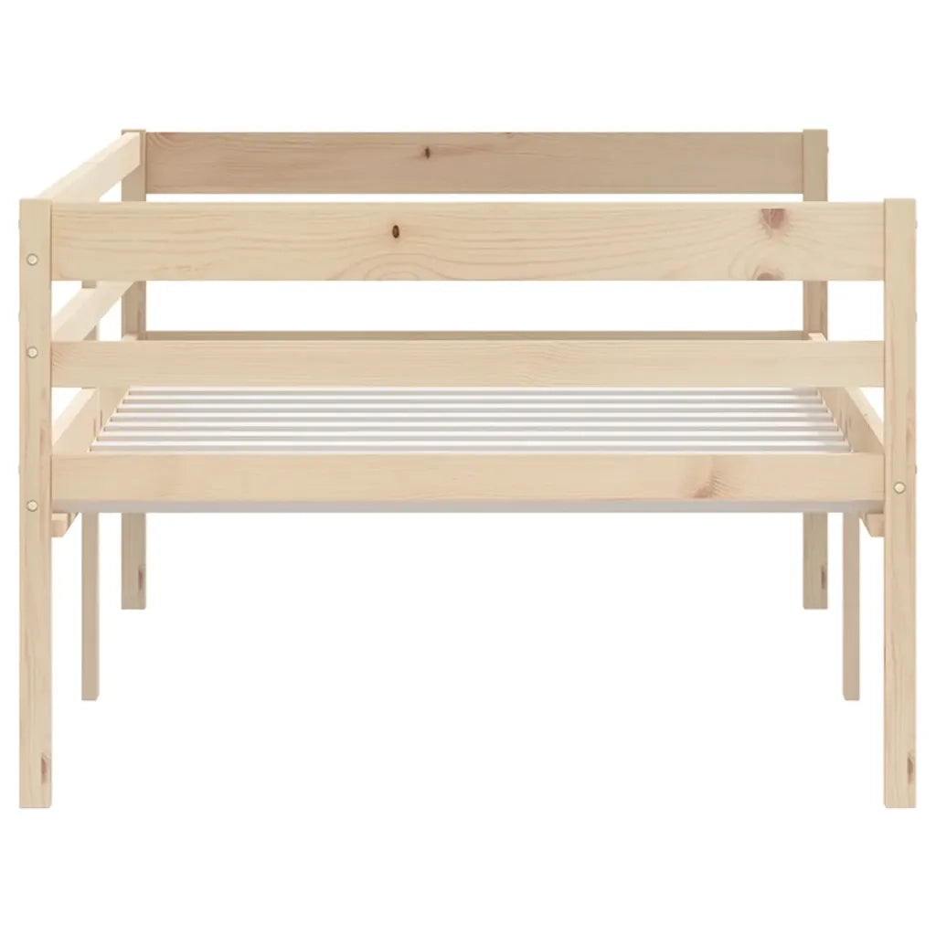 Giroletto senza Materasso 90x200 cm in Legno Massello di Pino 322051
