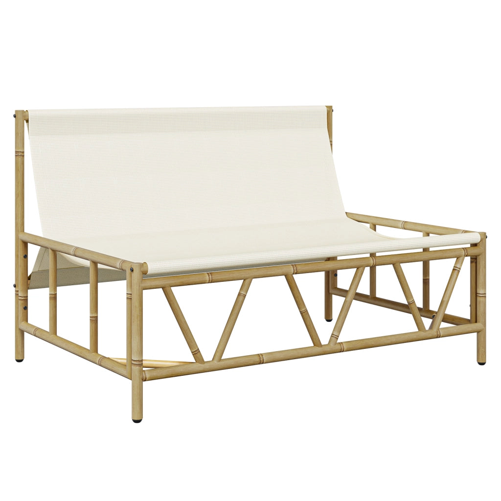 Panca da giardino con cuscino 110x80x71 cm acciaio