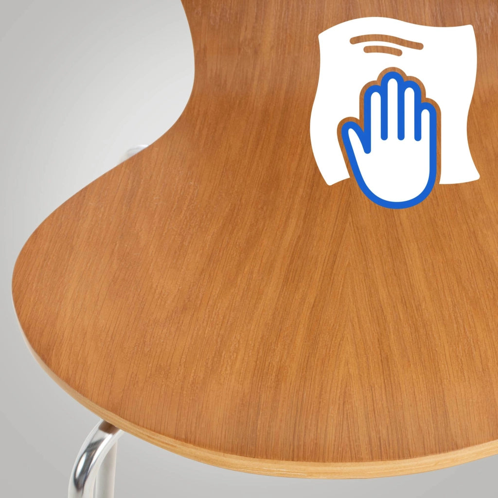 Set 4 Sedie Impilabili CALISTO Rovere