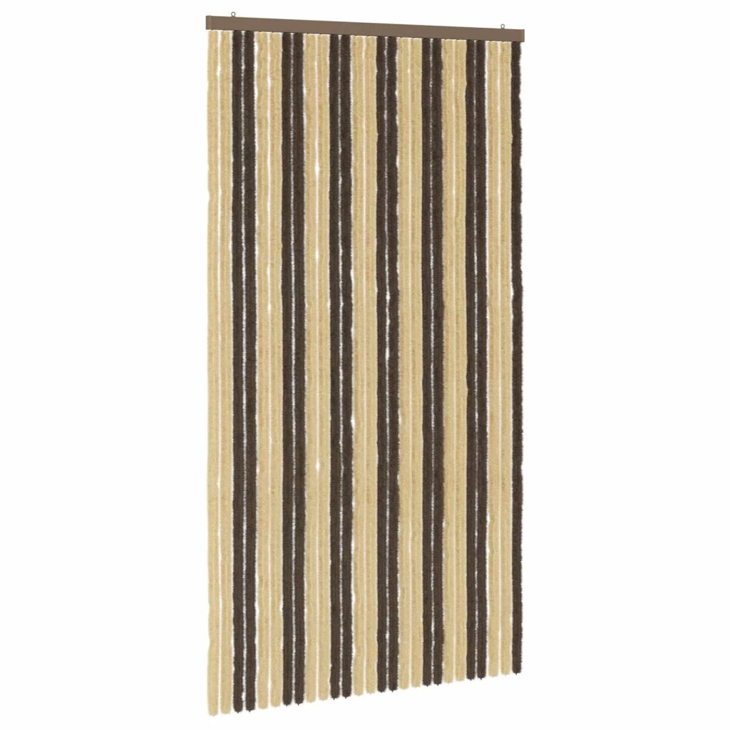 Tenda per insetti in chenille Marrone Scuro e Beige 42034436