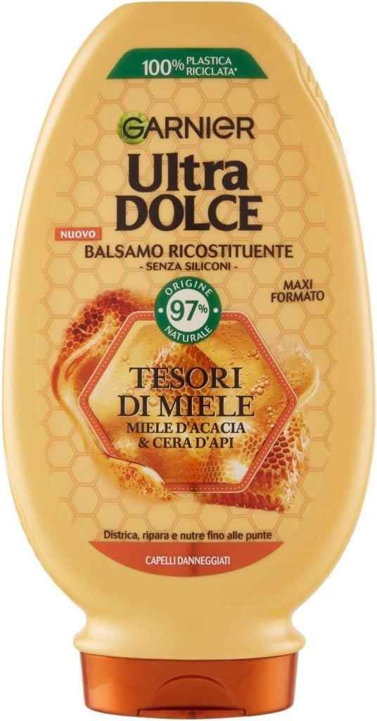 GARNIER ULTRA DOLCE BALSAMO PER CAPELLI TESORI DI MIELE 250 ML RICOSTITUENTE