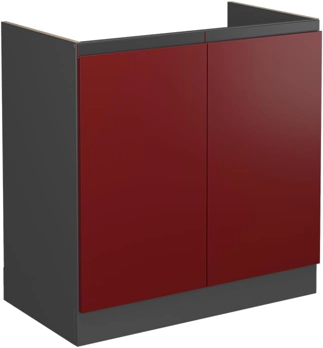 Frontale cucina R-Line, Rosso, 79.2 x 71.3 cm frontale del mobile per mobile sottolavello