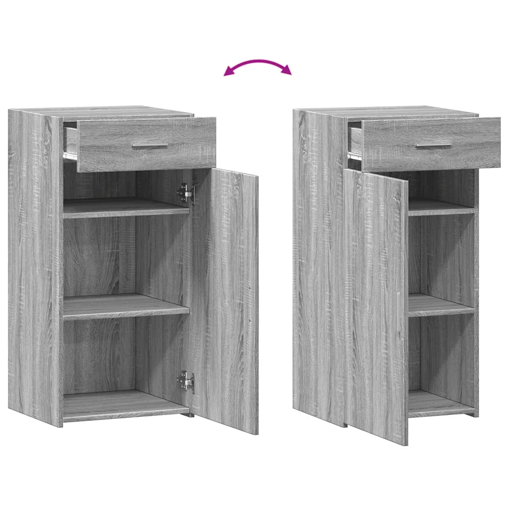 Credenza Grigio Sonoma 45x42,5x93 cm in Legno Multistrato 846290