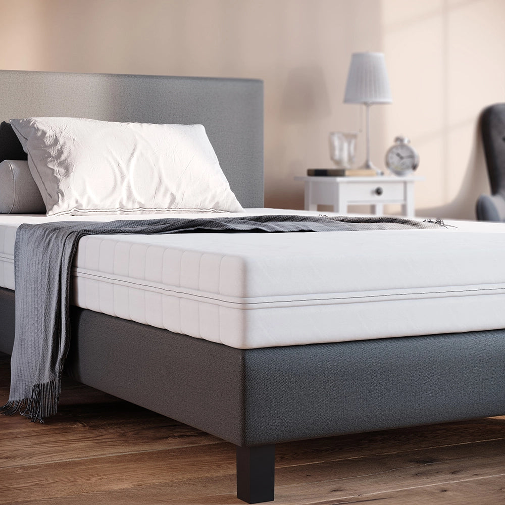 Vitalispa Materasso in schiuma fredda Bianco 120 x 200 cm H2 grado di durezza, 7 zone