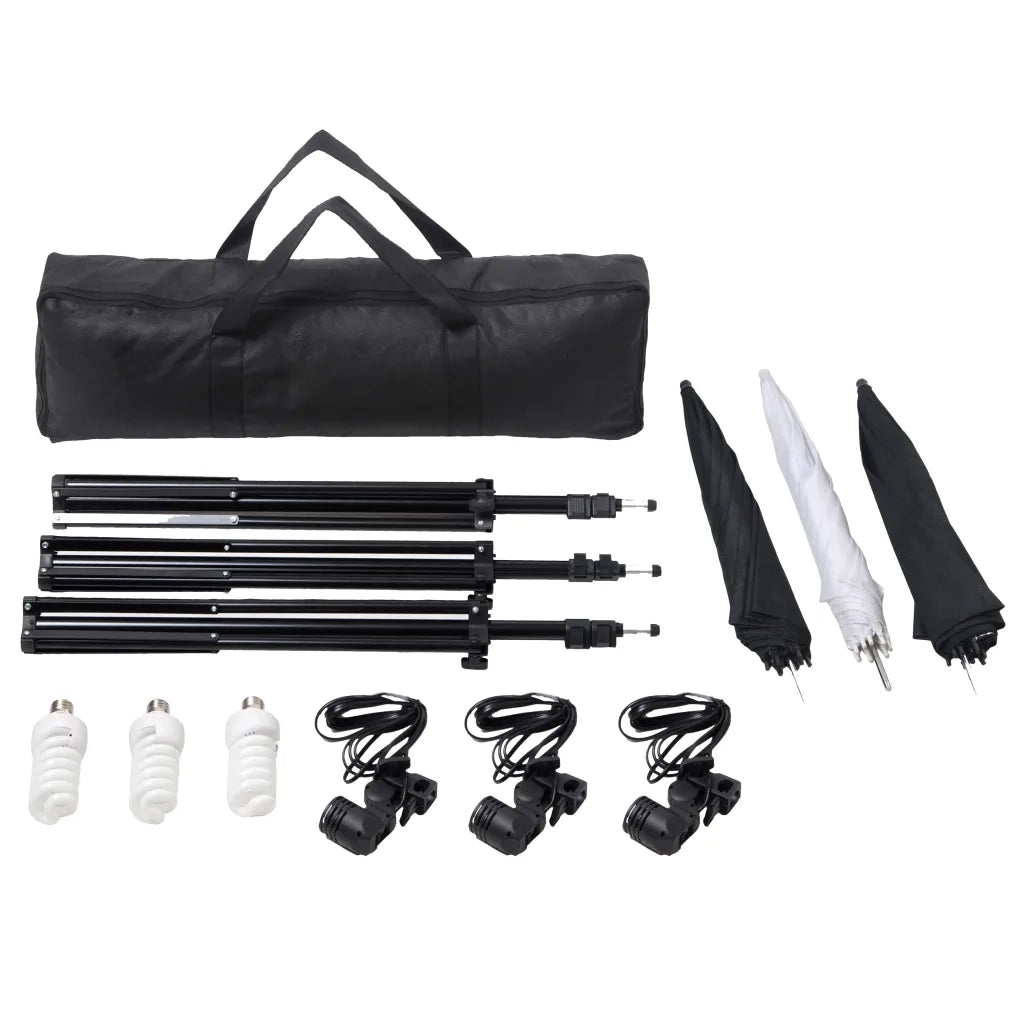 Kit per Studio Fotografico con Set di Luci e Fondale CFW7326371
