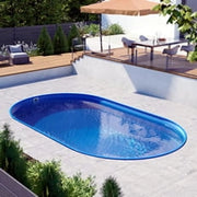 Piscina interrata ovale in acciaio NEWSKYBLUE 525-h.120cm-DELUXE