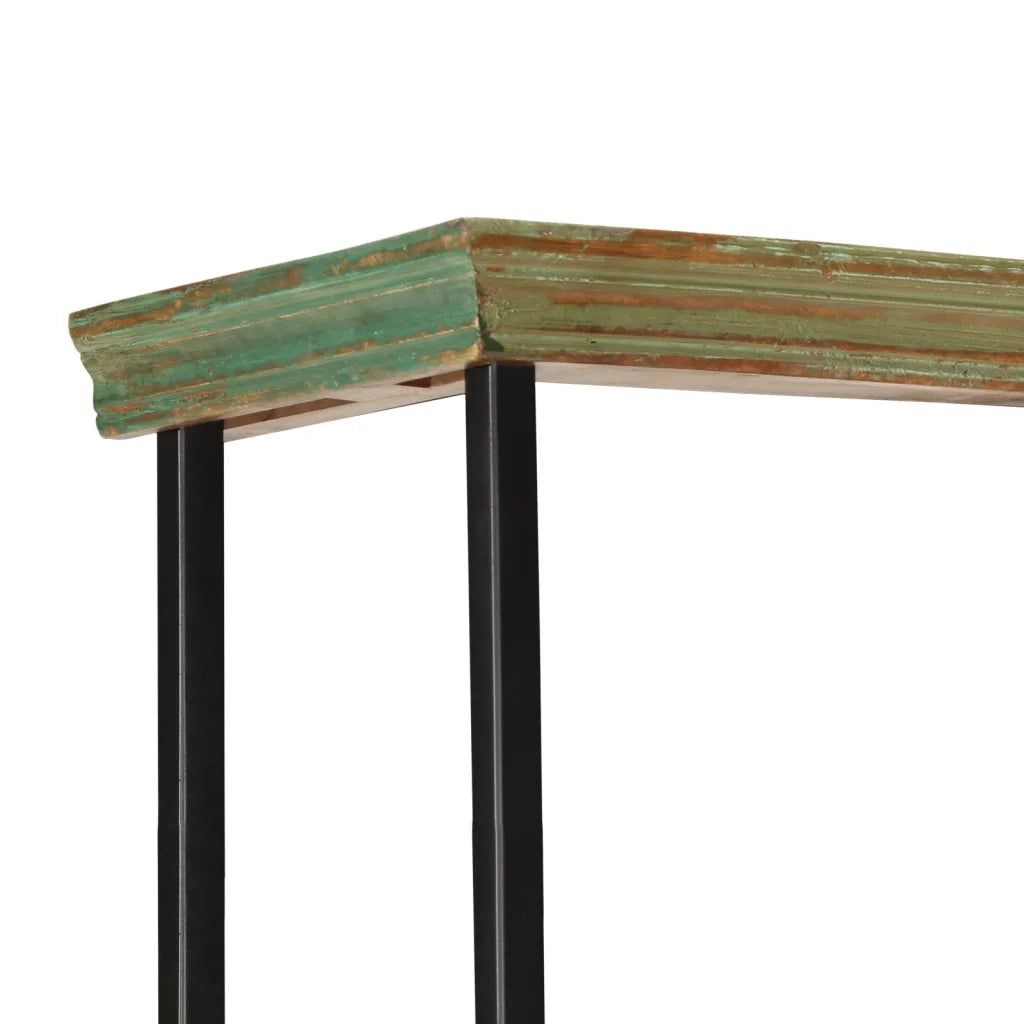 Credenza 55x30x180 cm in Legno Massello di Recupero