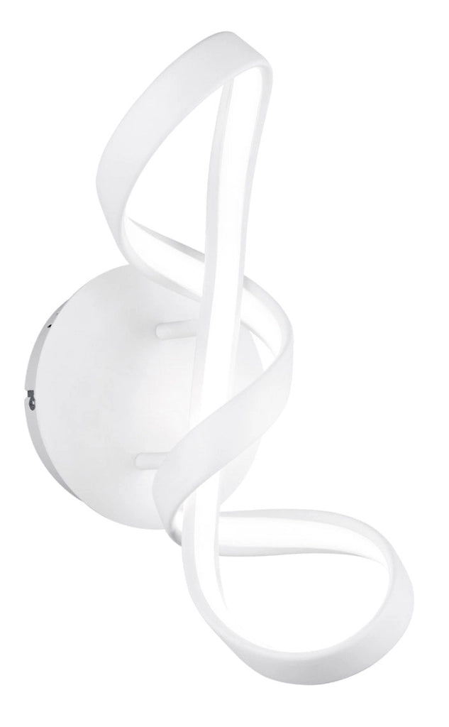 Applique da Interno a LED SMD in Metallo Bianco Opaco