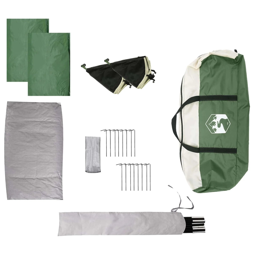 Tenda familiare con telo da pioggia resistente all'acqua Verde 42042242
