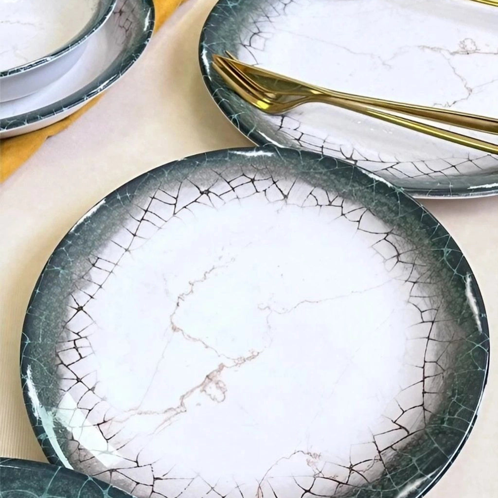 Pale, Servizio Piatti set da 24, Bianco